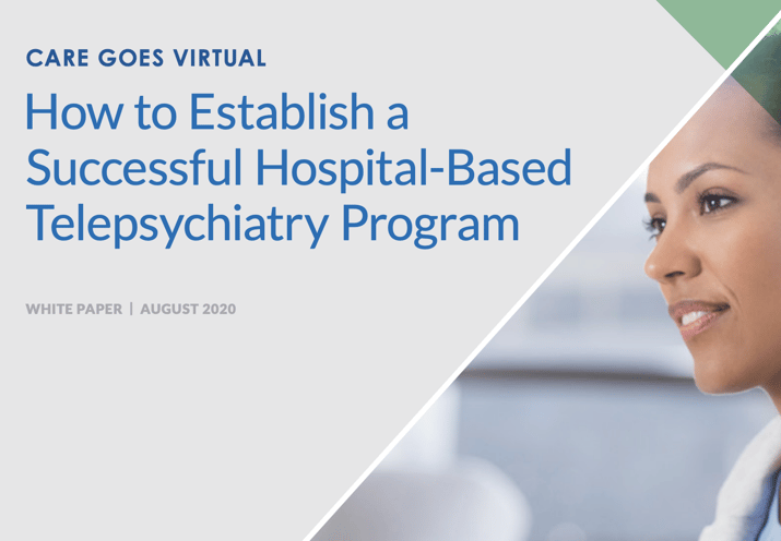 white paper hospital based telepsychiatry